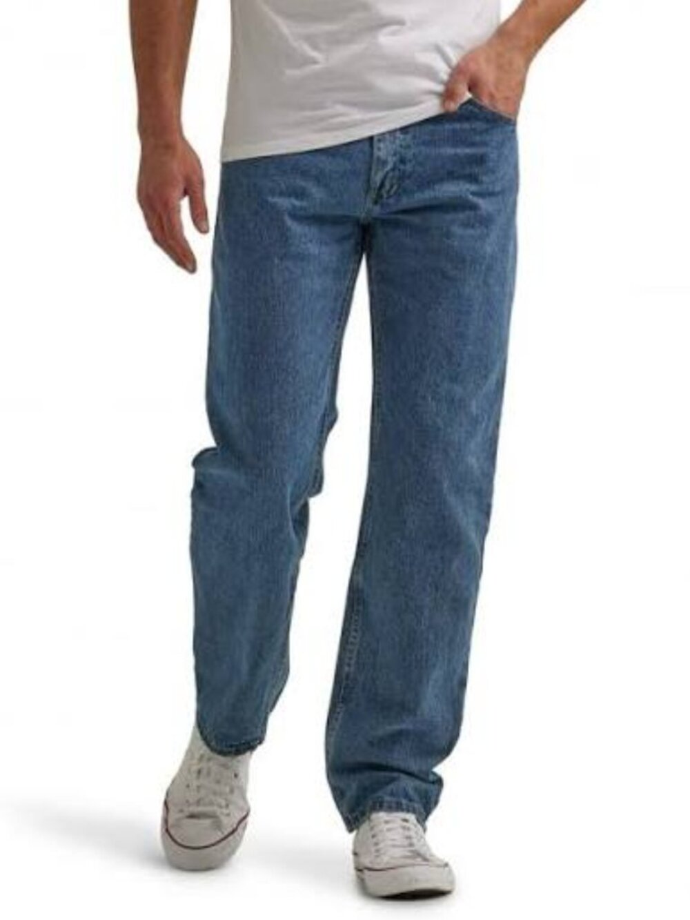 Wrangler Authentic Classic Straight Leg Stretch Cotton Jeans Sz 32x32